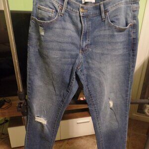 Sonoma Girlfriend Distressed Jeans, Size 12P, Nw/oT
